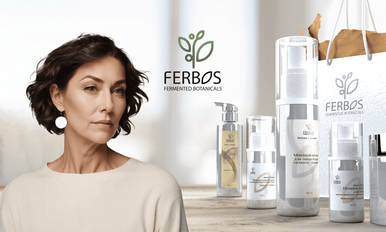 Ferbos — айдентика и 3D-визуал косметического бренда