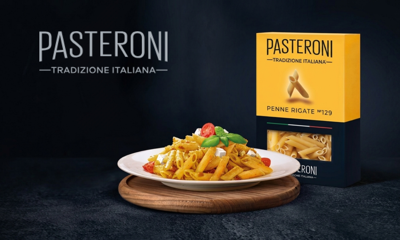 PASTERONI — сайт итальянского бренда пасты